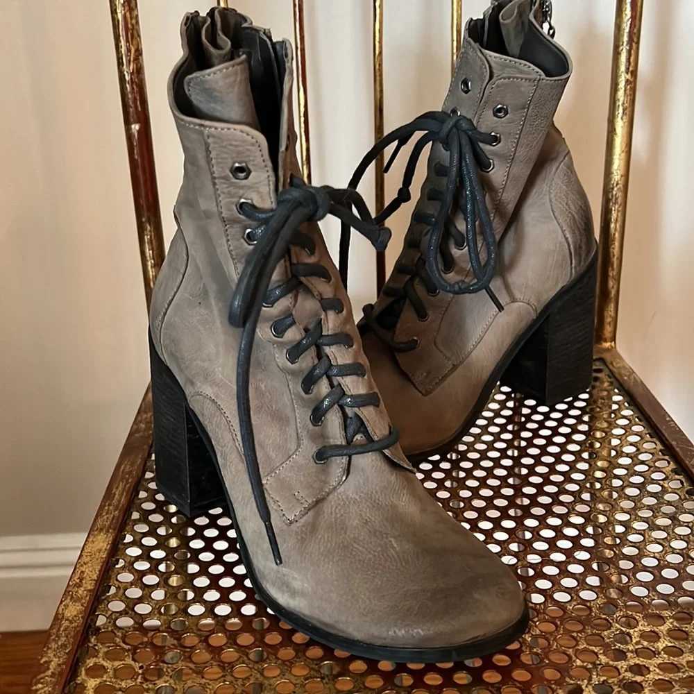 Boutique Combat Boots - Picture 2 of 8